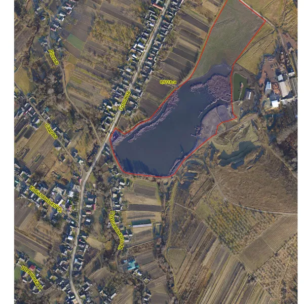 Продаж права оренди (річної орендної плати) земельної ділянки водного фонду комунальної власності